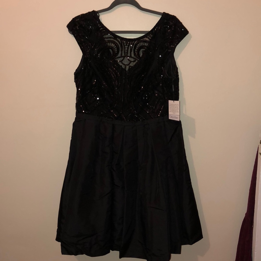 Calvin Klein Sparkly Black Dress 💕